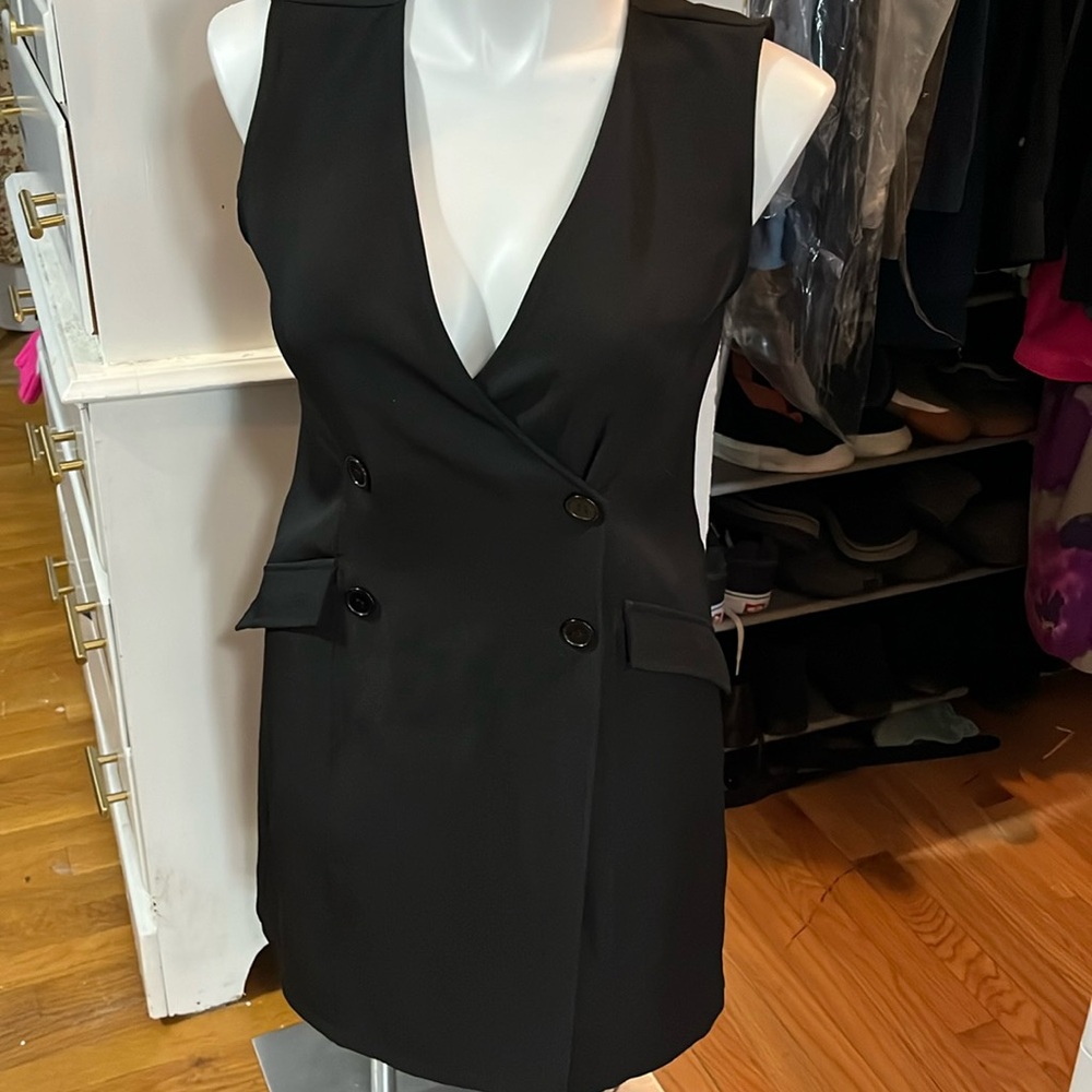 Nwot Max Studio Double Breasted Button Dress - image 1